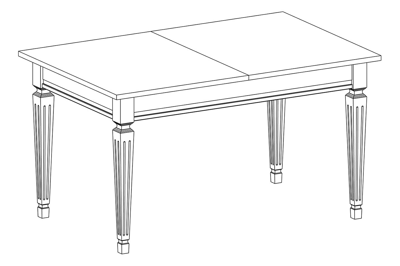 стандартные размеры стола на 4 человек